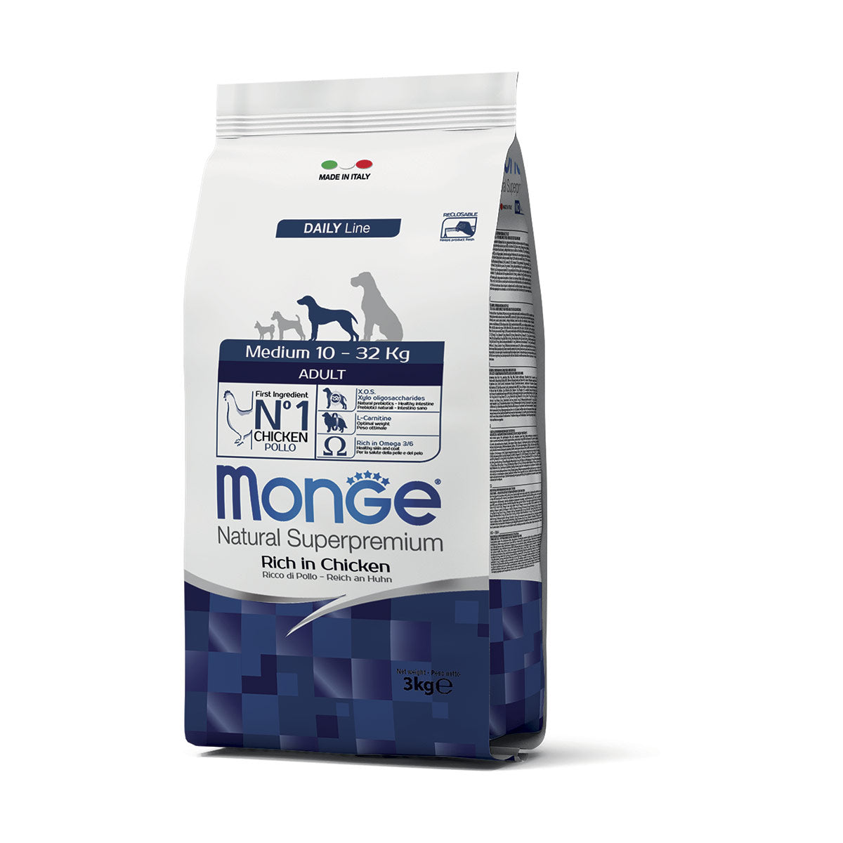 Monge Adult Medium Pollo 3kg Monge Adult Medium Pollo 3kg
